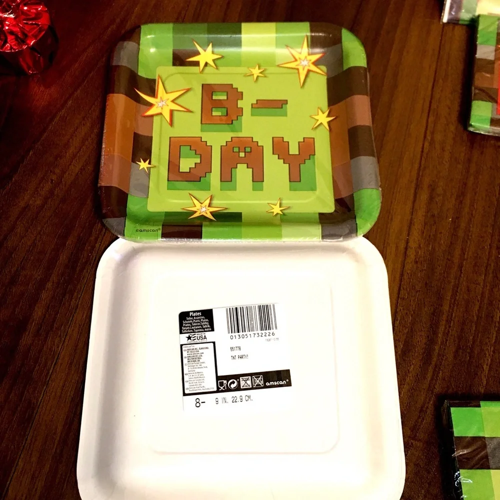 Pixelated Party Kit Minecraft Theme